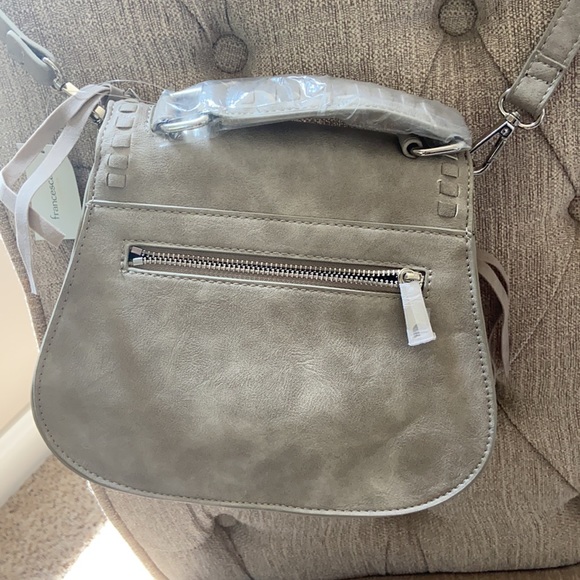 Light Gray Saddle Bag from Francesca’s. New w Tag - Picture 4 of 8